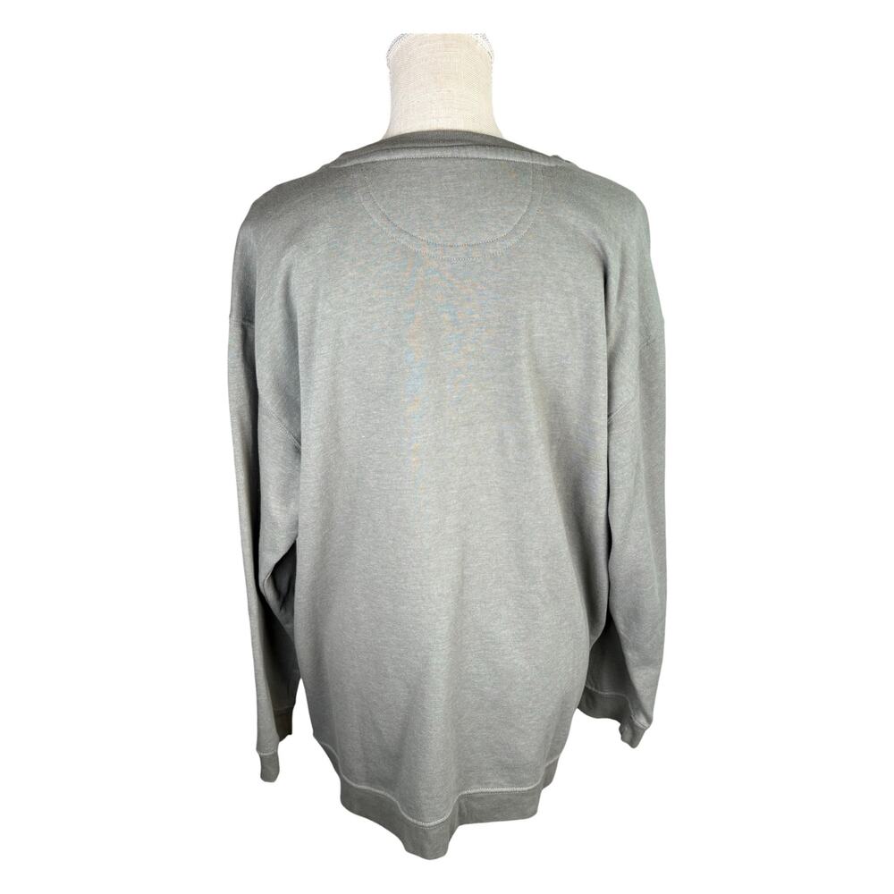 Natural Life Comfy Pocket Heart Graphic Sweatshirt Women's XL Green Lounge Boho - Picture 7 of 8